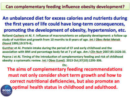Weaning Practices And Later Obesity